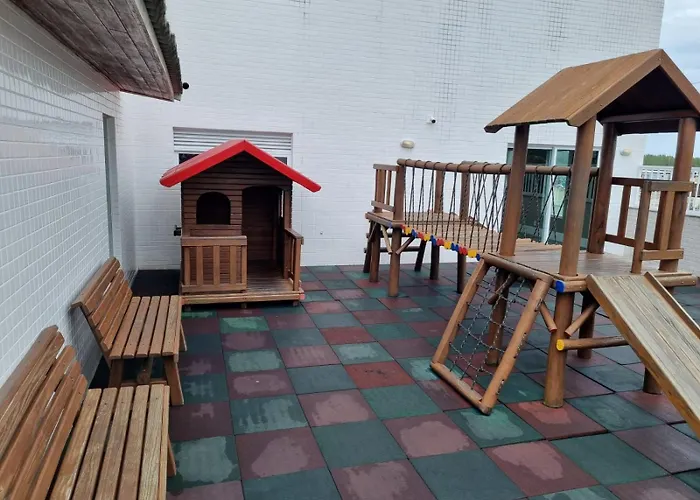Apartamento em frente a Praia Grande Condomínio Le Bon Vivant